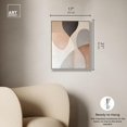 thumbnail image 4 of Curvilinear Quadrants IV Canvas Print Boho Art by Art Remedy, Silver Frame, 16 x 20, 4 of 6