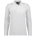 thumbnail image 1 of RAGMAN Polo de manga larga para hombre - Soft Knit Polo Polo con botones de manga larga, mezcla de algodón, botones delanteros, fácil de cuidar Blanco L (Large), 1 of 3