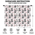 thumbnail image 2 of Blackout Kids Curtains,Boston Terrier Puppy Dog Childrens Insulated Curtains Set Of 2,Bedroom Essentials,Toddler Room Decor 52"x84"(132x213cm), 2 of 4