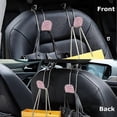 thumbnail image 4 of Universal Bling Car Accessories Seat Back Hook,2PCS (Pink), 4 of 5