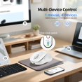 thumbnail image 2 of Mouse inalámbrico Bluetooth INFINMIND Y670 de 3200 DPI con 10 botones, 2 of 9