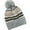 Grey, variant on Winter Knit Beanie Hat for Women Warm Lined Knit Pom-Pom Stocking Cap