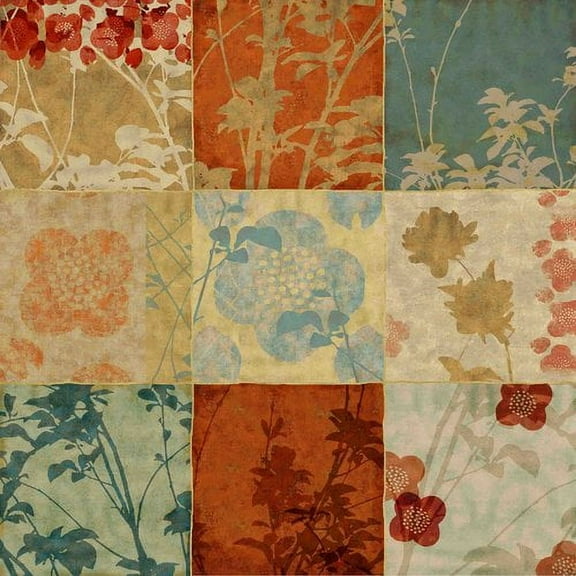 "Nine Branches - Gold" Painting Print on Wrapped Canvas