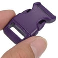 thumbnail image 5 of Uxcell Plastic Buckles 8 Pack Quick Side Release Clips Purple 16mm, 5 of 6