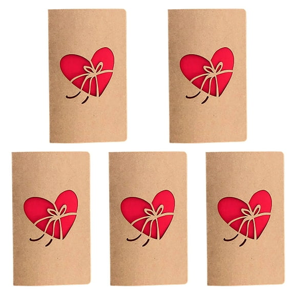 NSESSHome Mothers Day Cards Die Cut 5 PCS Happy Mother’s Day Cards with Envelopes and Stickers Mothers Day Gifts