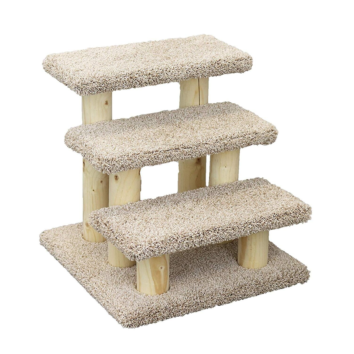 New Cat Condos Wood Constructed Large Pet Stairs for Cats and Dogs