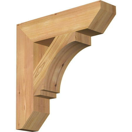 

Ekena Millwork 3 1/2 W x 16 D x 16 H Imperial Slat Smooth Bracket Western Red Cedar
