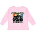 thumbnail image 3 of Inktastic Monster Trucks Are My Jam Boys or Girls Long Sleeve Toddler T-Shirt, 3 of 5