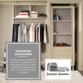 thumbnail image 2 of RomaMX 30Pcs Oval Closet Rod End Soportes Muebles Accesorios Armario Tubo Soporte Soporte Ropa Colgando soporte de barra (10 piezas de soporte y 20 piezas de tornillos), 2 of 8