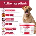 thumbnail image 5 of PHS Joint MAX Triple Strength (TS) Soft Chews for Dogs - Glucosamine, Chondroitin, MSM, Turmeric, Omega 3 - Hip and Joint Pain Relief and Support for Dogs - Made in USA - 30 Soft Chews, 5 of 6