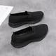 thumbnail image 1 of Mocasines Mujeres tejidos zapatos para caminar casuales transpirables para madres (39) Negro, 1 of 9