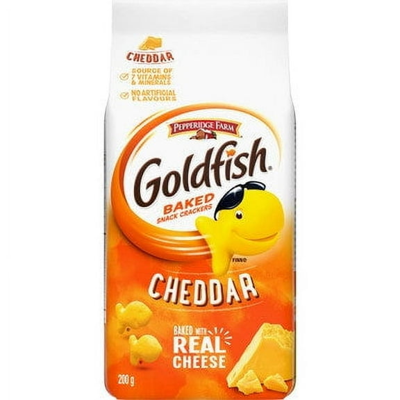 Pepperidge Farm Goldfish Cheddar Crackers 200g - Baked Snack