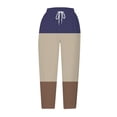 thumbnail image 5 of Baodmurt High Waist Pants for Women Cropped Capris Drawstring , Sweatpants for Holiday, Yellow S, 5 of 5