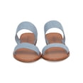 thumbnail image 4 of New Women Breckelles Kylee-16 Denim Open Toe Double Band Flat Sandal, 4 of 5