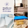 thumbnail image 6 of 2-Pack Secure Latch, Clear Plastic Storage Organizer Bins, 64 Quart, Blue Lid - Stackable Container Boxes for Bedroom, Bathroom, Garage, and Office Organization, 6 of 21