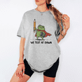 thumbnail image 4 of We Test At Dawn Funny Frog Teacher T-Shirt, Test Day Standardized Testing Tee, Teacher Humor Educator Gift Shirt Unisex, 4 of 8