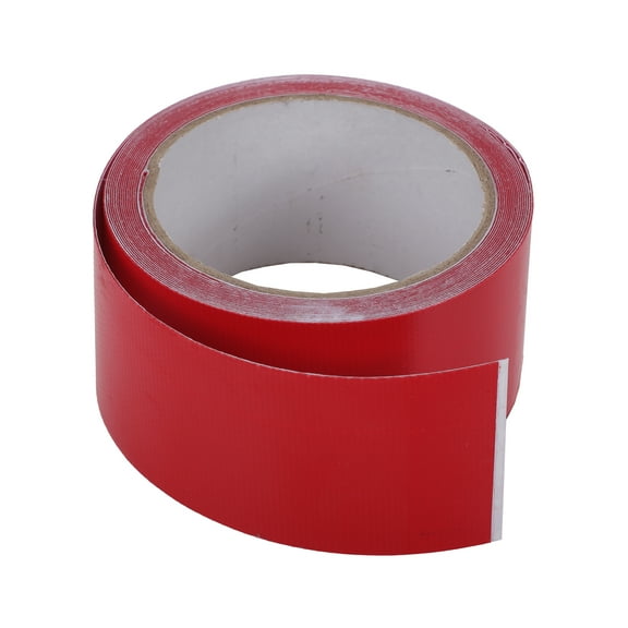 Unique Bargains Truck RV Car Tape 1.97"x16.40ft Self-Adhesive Leak-Proof Tent Awning Tape Tarpaulin Repair Tape Red