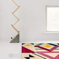 thumbnail image 4 of 5x7, 6x8, 6x9 Wool tufte, Geometric area rug, Hallway, Bed, Kids, Living, room, Handmade carpet, 4 of 7