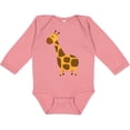 thumbnail image 3 of Inktastic Giraffe Jungle Zoo Animal Boys or Girls Long Sleeve Baby Bodysuit, 3 of 5