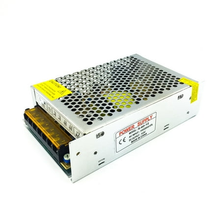 SIGANDG Alimentation 12V 10A Transformateur LED 120W Commutation Alimentation AC 110V/220V DC 12V Convient aux bandes lumineuses LED,aux signaux lumineux de sonde, à la vidéosurveillance,aux radios