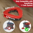 thumbnail image 5 of NEWE Scrubber Mop Brush Attachments Head 2 Pcs for 1 Tank System (Orange), 5 of 7