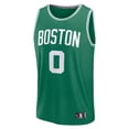 thumbnail image 2 of Youth Fanatics Jayson Tatum Kelly Green Boston Celtics Fast Break Replica Player Jersey - Icon Edition, 2 of 3
