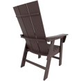 thumbnail image 3 of Shoreside Modern Curveback Adirondack Plastic Dining Chair, 3 of 9