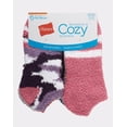 thumbnail image 4 of Hanes Cozy No Show Socks 6-Pack Women's Comfortable Fit Assorted Colors sz 5-9, 4 of 5
