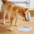 thumbnail image 4 of Slow Eating Feeder Feeding Bowl, Grey  Dog Feeder, For Dogs Grey, 4 of 8