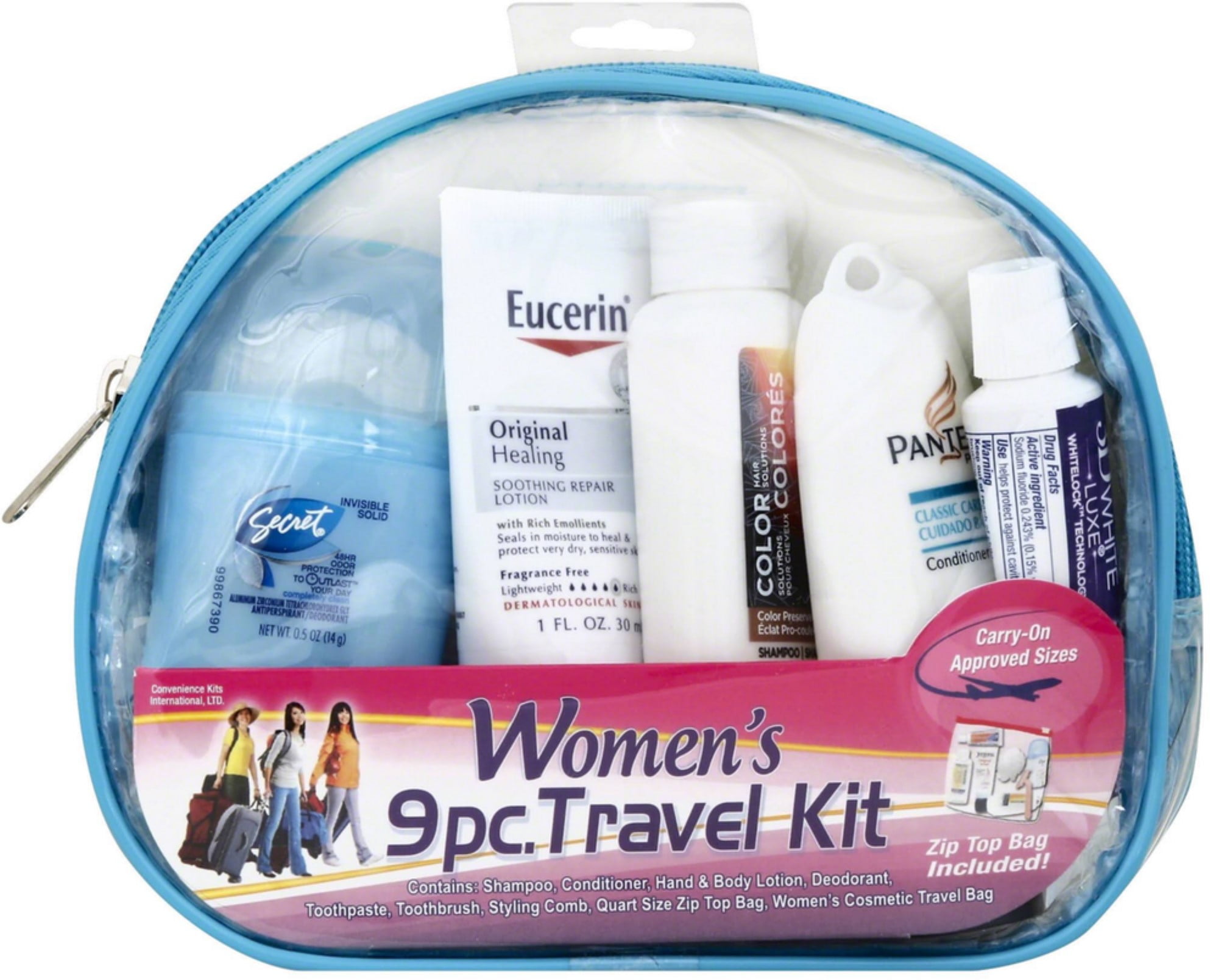 Womens Deluxe 9Piece Travel Kit 1 ea