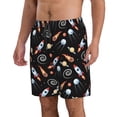 thumbnail image 2 of Naloa Space Rocket Men's Beach Shorts, Surfing shorts, Swim trunks, Quick Dry Swim Trunks for Surfing Beach Fun - Medium, 2 of 9