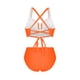 thumbnail image 4 of Conjunto de bikini tankini de color liso para mujer con parte superior y braguita de corte alto. Traje de baño de dos piezas para mujer. Trajes de baño tankini para mujer. Trajes de baño de 2 piezas p, 4 of 9