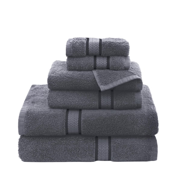 Juego de toallas COTTON CRAFT Ultra Soft, 6 piezas, 100% algodón