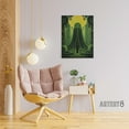 thumbnail image 3 of Rise Of Cthulhu Lovecraft Canvas Wall Art Print 24X32", 3 of 4