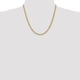 thumbnail image 2 of 14k 3mm Regular Rope Chain in 14k Yellow Gold, 2 of 3