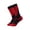 Red, variant on LIZENG Kids' Ski Socks for Boys & Girls Thermal Socks with Non Grips Colorful Ankle Support Socks Toddler Girl Show Socks