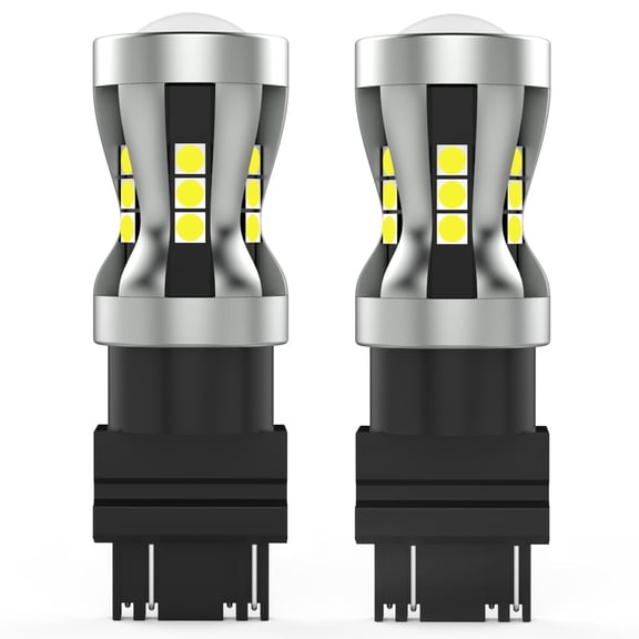 FAXCARS WT21W LED Back Up Light Bulbs for Ford F150 F250 F350 F450 F550 Super Duty XL XLT Bronco 2021 2022 2023, 6000K Cool White Replacement JL3Z13466F Plug N Play, Pack of 2