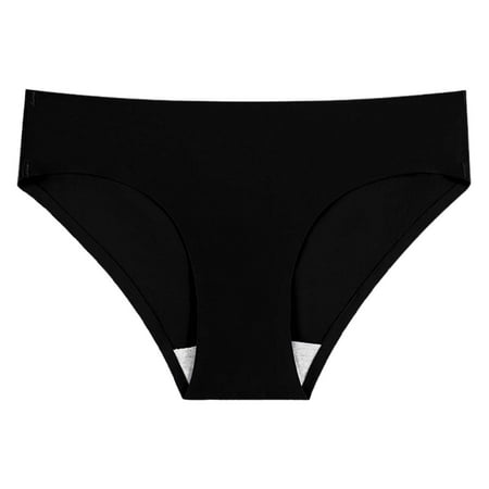 Xiaoxatg Sexy Panties for Women Women s Seamless Low Waist Breathable Thong Thin Solid Color Briefs For Everyday Comfort plus Size Underwear for Women