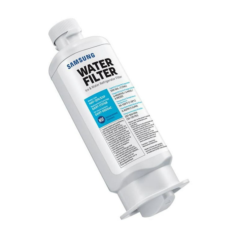 SAMSUNG Genuine HAF-QIN Refrigerator Water Filter (DA29-17376B) - 1 Pack SAMSUNG Genuine HAF-QIN Refrigerator Water Filter (DA29-17376B) - 1 Pack