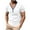White, variant on Large Shirts for Men, Xunlbb Men Solid Color Casual Fashion Button V-neck Short SleeveTop