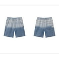 thumbnail image 6 of Utlike Boys Denim Shorts Casual Straight Leg Jeans Loose Denim Short Shorts With Pockets Wide Leg Boys Shorts Size 4 Years-5 Years, 6 of 9