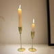 thumbnail image 1 of Candelabro de Pilar Macarena Candelabro de Hierro para Velas Cónicas Oro, 1 of 8