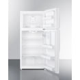 thumbnail image 2 of 30" Wide Top Freezer Refrigerator, White, RHD, 2 of 6