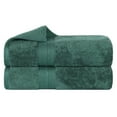 thumbnail image 2 of Superior 2-Piece Ultra-Soft Bamboo Bath Towel Set for Bathroom, Spa, and Gym, Hunter Green, 2 of 10