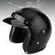 thumbnail image 5 of Medio Casco De Cara Abierta Universal Motocicleta Scooter PU Cuero Cara Abierta Medio Casco Cocodrilo Negro L ANGGREK Accesorios, 5 of 8