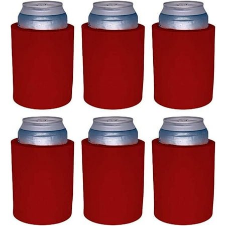 

Blank Thick Foam Old School Can Cooler (6 Pack Red)