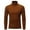 01 Brown, variant on zfwon Mens Long Sleeved T Shirts Turtleneck Solid Color Tops Basic Undershirt Fashion High Neck Thermal Base Layer Pullovers Lightweight Warm Bottom Basic Tops