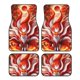 thumbnail image 1 of Balery Red Sun Flame Fox Juego de 4 Alfombrillas para Auto, Revestimientos de Caucho Resistente, Diseño Antideslizante, 1 of 7