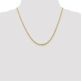 thumbnail image 2 of 10K Yellow Gold chain Rope Concave Diamond-cut 20 in 2.75 mm, 2 of 5