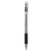 Pilot EasyTouch Ballpoint Pens Fine Pen Point - 0.7 mm Pen Point Size - Refillable - Black Oil Based Ink - Clear Barrel - 12 / Dozen